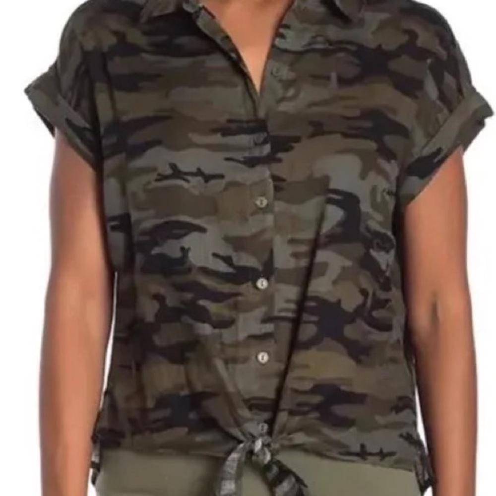 Sanctuary Camouflage Button Down